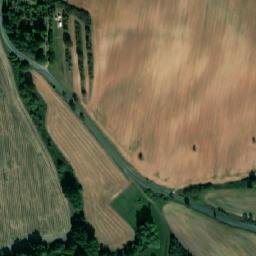 Satellite imagery of [Mutějovice] church t., CZ