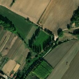 Satellite imagery of [Hředle] church t., CZ