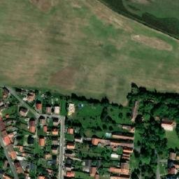 Satellite imagery of [Řevničov] church t., CZ