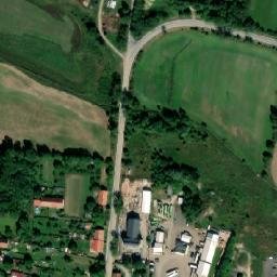 Satellite imagery of [Řevničov] church t., CZ