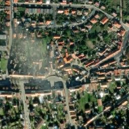 Satellite imagery of [Smečno] castle t., CZ