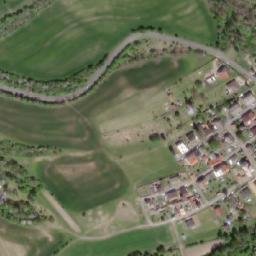 Satellite imagery of [Třebichovice] former brickyard chimney, CZ