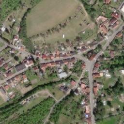 Satellite imagery of [Třebichovice] former brickyard chimney, CZ