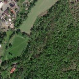 Satellite imagery of [Třebichovice] former brickyard chimney, CZ