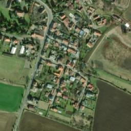 Satellite imagery of [Sluhy] church t., CZ
