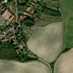 Satellite imagery of [Podmoky u Městce Králové] church sanctus t., CZ