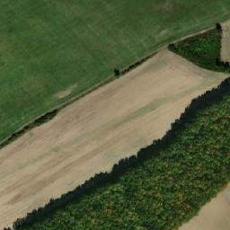 Satellite imagery of [Podmoky u Městce Králové] church sanctus t., CZ