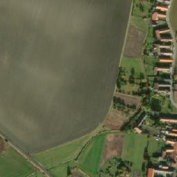 Satellite imagery of [Běrunice] church t., CZ