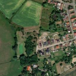Satellite imagery of [Mlékosrby] church t., CZ