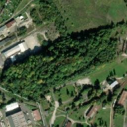 Satellite imagery of Large chimney of Sokolov Hexion Speciality Chemicals Work, CZ