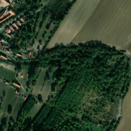 Satellite imagery of [Hředle] church t., CZ