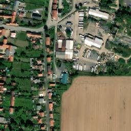 Satellite imagery of [Řevničov] church t., CZ