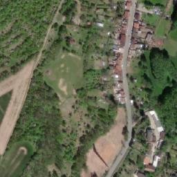 Satellite imagery of [Třebichovice] former brickyard chimney, CZ