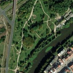 Satellite imagery of St.Jacob's [Sokolov] church t., CZ