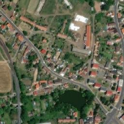 Satellite imagery of [Vroutek] church sanctus t., CZ