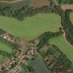 Satellite imagery of [Kryry-Běsno] church t., CZ