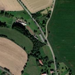 Satellite imagery of [Lično] church t., CZ