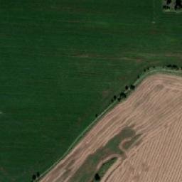 Satellite imagery of [Lično] church t., CZ