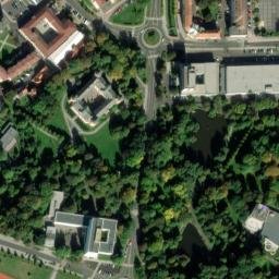 Satellite imagery of St.Jacob's [Sokolov] church t., CZ