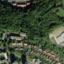 Satellite imagery of Large chimney of Sokolov Hexion Speciality Chemicals Work, CZ