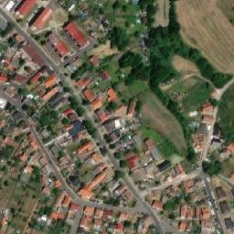 Satellite imagery of [Vroutek] church sanctus t., CZ