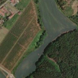 Satellite imagery of [Kryry-Běsno] church t., CZ