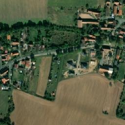 Satellite imagery of [Nesuchyně] church t., CZ