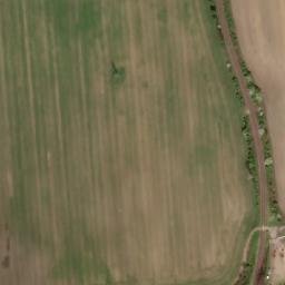 Satellite imagery of [Stehelčeves] former brewery chimney, CZ