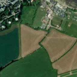 Satellite imagery of Truro boundary marker, GB