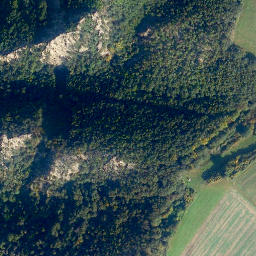 Satellite imagery of cairn, FR