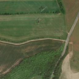 Satellite imagery of [Děkov] church t., CZ