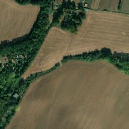 Satellite imagery of [Nesuchyně] church t., CZ