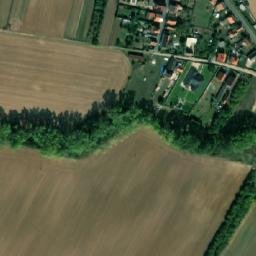 Satellite imagery of [Nesuchyně] church t., CZ