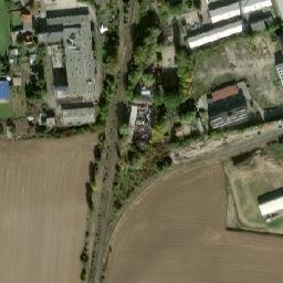 Satellite imagery of [Nymburk] factory chimney, CZ