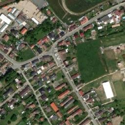 Satellite imagery of [Praskačka] church t., CZ