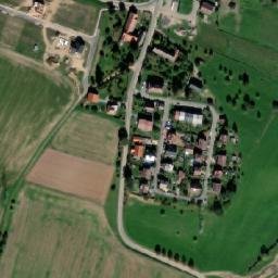 Satellite imagery of [Lično] church t., CZ