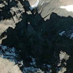 Satellite imagery of White Knight Peak, CA