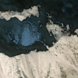 Satellite imagery of White Knight Peak, CA