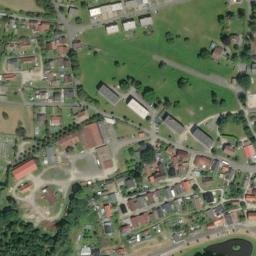 Satellite imagery of [Skalná] church t., CZ