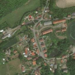 Satellite imagery of [Děkov] church t., CZ