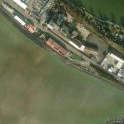 Satellite imagery of [Lázně Toušeň] former sugar factory chimney, CZ