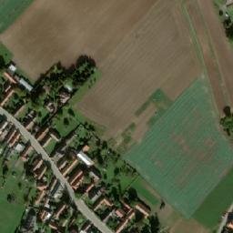 Satellite imagery of [Kovanice] church t., CZ