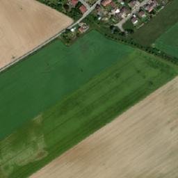 Satellite imagery of [Praskačka] church t., CZ