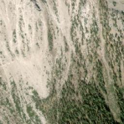 Satellite imagery of White Knight Peak, CA