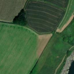 Satellite imagery of Truro boundary marker, GB