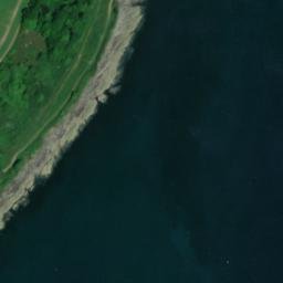 Satellite imagery of Truro boundary marker, GB