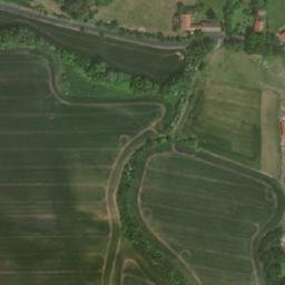 Satellite imagery of [Děkov] church t., CZ