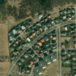 Satellite imagery of [Roztoky u Prahy] heating plant chimney, CZ