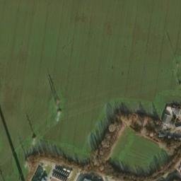 Satellite imagery of [Praha-Třeboradice] heating plant chimney, CZ