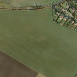 Satellite imagery of [Lázně Toušeň] former sugar factory chimney, CZ